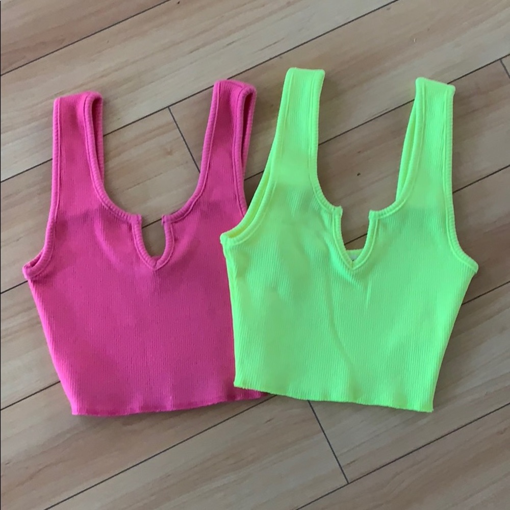 Neon Crop Top